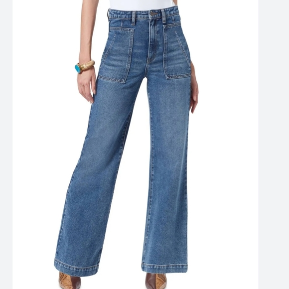 Sam Edelman Jeans Sam Edelman Womens Codie High Rise Wide Leg Jeans Sz32 Nwot Poshmark